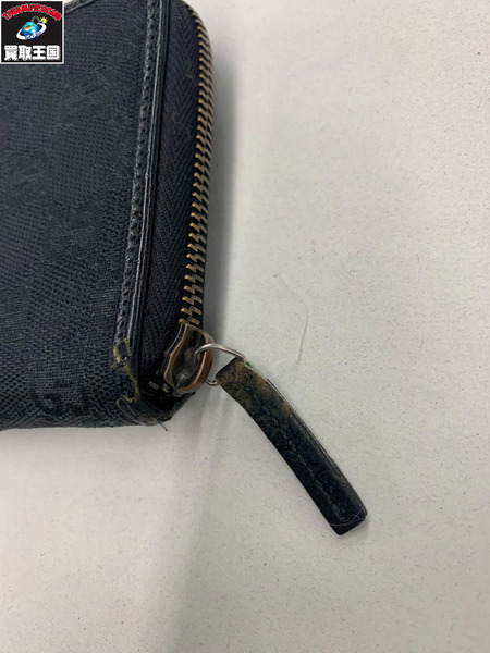 長財布 GUCCI 長財布 キャンバス 黒 112724 3731