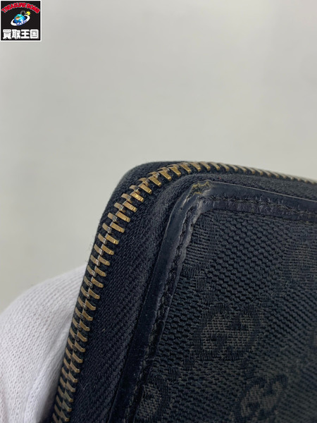 長財布 GUCCI 長財布 キャンバス 黒 112724 3731