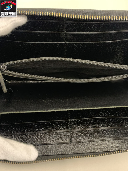 長財布 GUCCI 長財布 キャンバス 黒 112724 3731