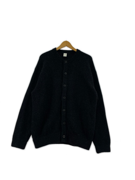 ニット・セーター OVY ウール カーディガン 黒 (M)