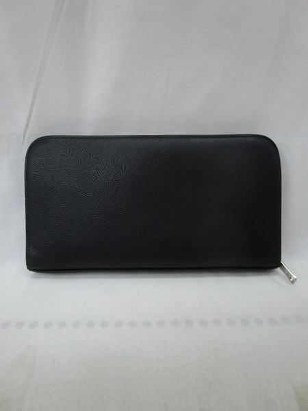 SAINT LAUREN ラウンドジップウォレット 黒 328558
