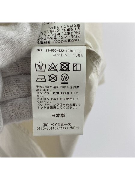 plage 長袖シャツ レギュラーカラーシャツ/23-050-922-1030-1-0