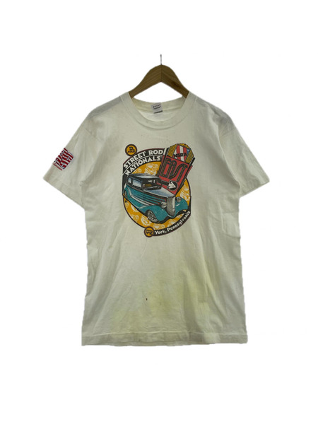 OLD・VINTAGE 半袖Tシャツ・カットソー 90sSTREET ROD NATIONALS 白(M)