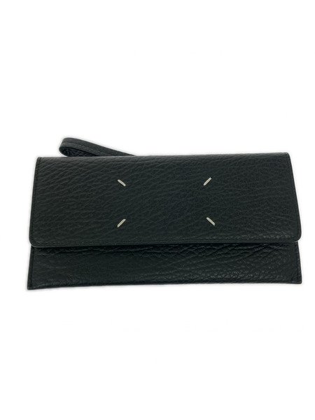MAISON MARGIELA 長財布 4ステッチ ハンドルウォレット レザー 黒