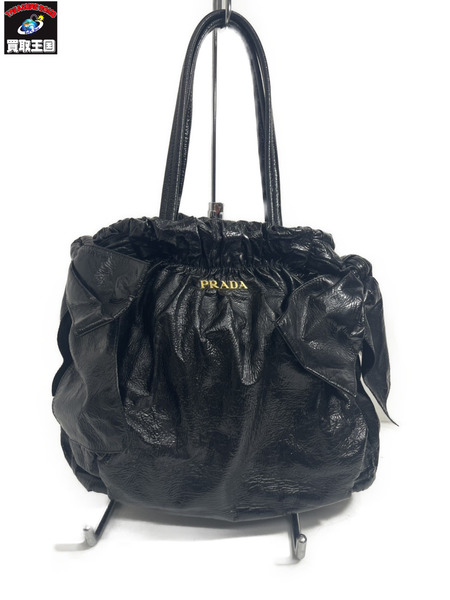 ハンドバッグ PRADA ギャザーバッグ