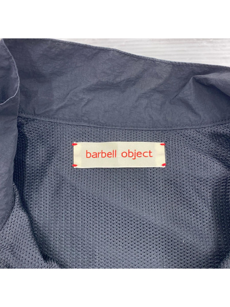 ジャケット barbell object 25ss ナイロン 黒 (2)