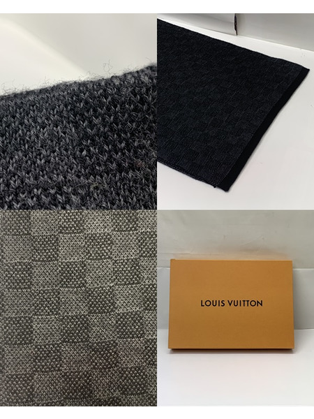 ルイヴィトン エシャルプ プティ ダミエ ウール マフラー LOUIS VUITTON ルイヴィトン LV マフラー エシャルプ プティ