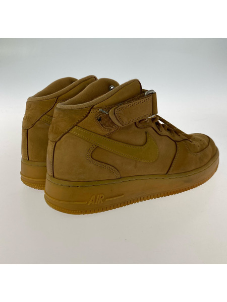 NIKE スニーカー AIR FORCE 1 MID FLAX (27.5)