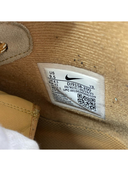 NIKE スニーカー AIR FORCE 1 MID FLAX (27.5)