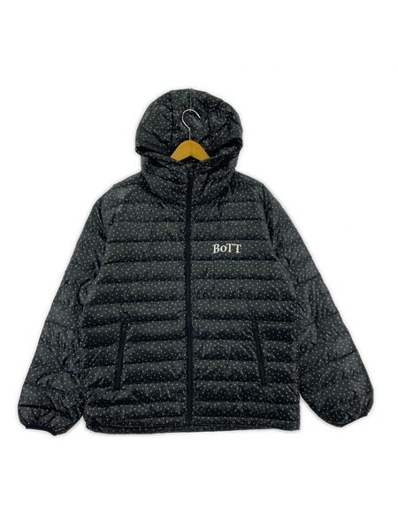 BoTT ダウンジャケット 水玉 ダウンジャケット 黒 (M)[値下]