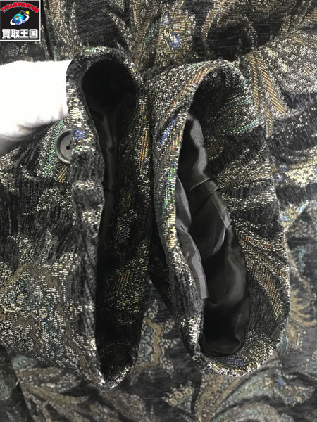 Yohji Yamamoto POUR HOMME 23AW ゴブラン織スタンドカラーコート  size1