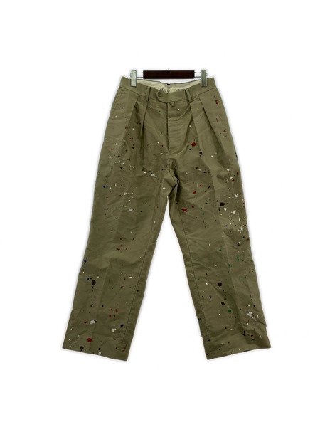 NEAT ペイント加工チノパンツ 46 ベージュ