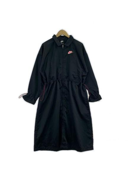 NIKE ソノ他 ロングコート スウォッシュ ワッペン ブラック M