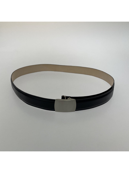ITTI レザー NO HOLE BELT BLK