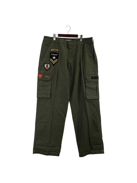 パンツ REGAL WEAR ワッペンカーゴパンツ カーキ W36~[値下]