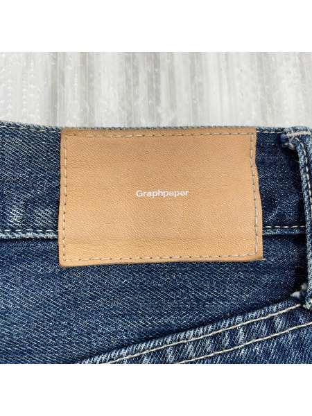graphpaper デニム・ジーンズ Selvage Denim Two Tuck Wide Pants