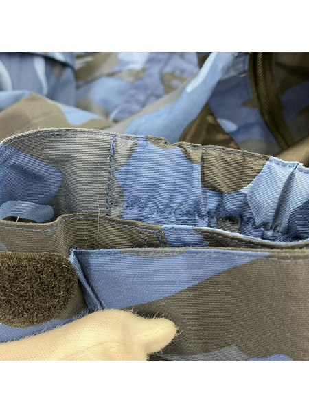 A BATHING APE マウンテンパーカ カモフラ/M/ブルー/001HJE301006X