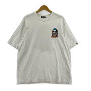 A BATHING APE 半袖Tシャツ・カットソー ストリートグラフィックエイプヘッドTシャツ (M) 白