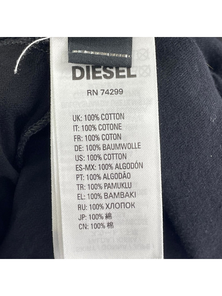 DIESEL 長袖Tシャツ・カットソー 黒