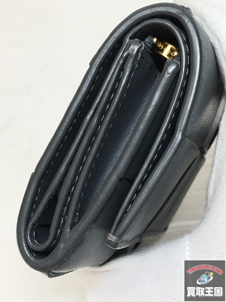 BOTTEGA VENETA マキシイントレチャート コンパクトウォレット グレー[値下]