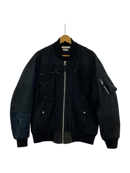 MINEDENIM×oldpark 再構築 Rebuild MA-1 ブラック 2[値下]