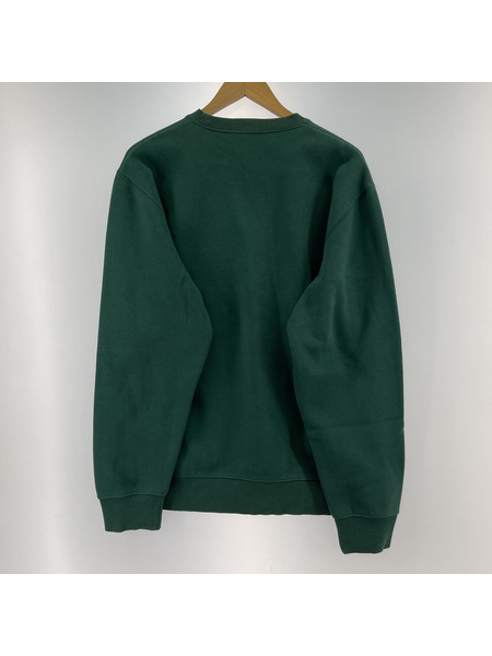 Carhartt スウェット・トレーナー WIP フロッキープリントスウェット 緑 (M)[値下]