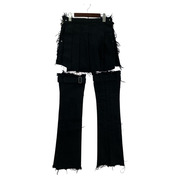 Voltage Control Filter Leg Cutout Bondage Denim Skirt 3way