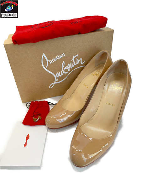 クリスチャンルブタン SIMPLEPUMP 85 PATENT CALF パンプス 39