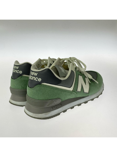 NEW BALANCE スニーカー U574ESA/26cm/GRN