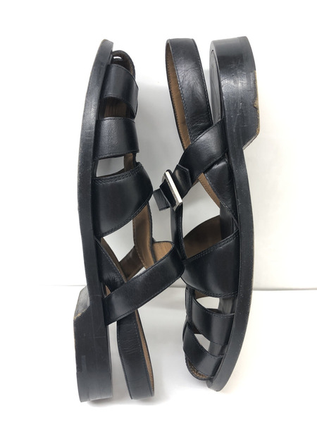 ＬＶ　ルイヴィトン グルカサンダル レザー 黒　Size 7
