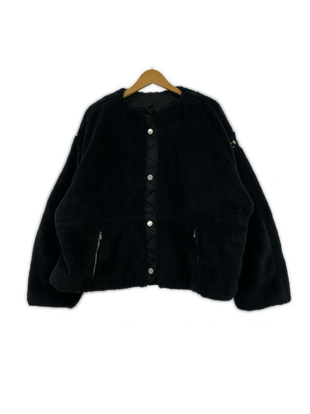 TATRAS 25AW ANNABELLA ファーブルゾン 02 ブラック