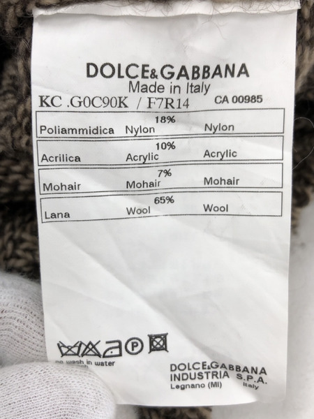 DOLCE＆GABBANA モヘア混 レイヤード ウールカーディガン (44)[値下]