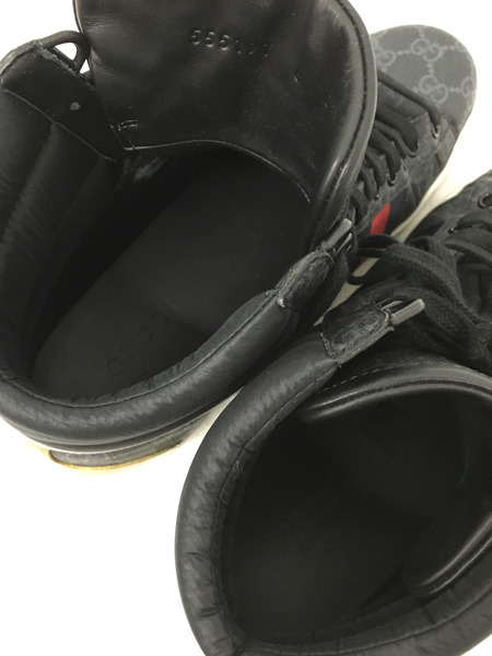 GUCCI/Ace GG High Top/25cm/黒[値下]