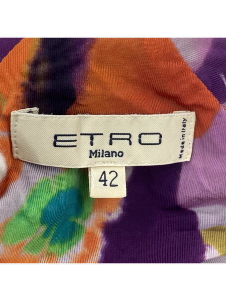 ETRO 総柄キャミワンピース