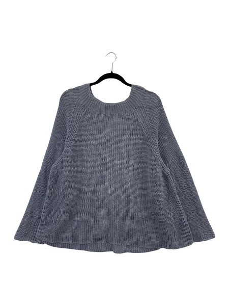 URU CREW NECK OVER KNIT ブルー F[値下]