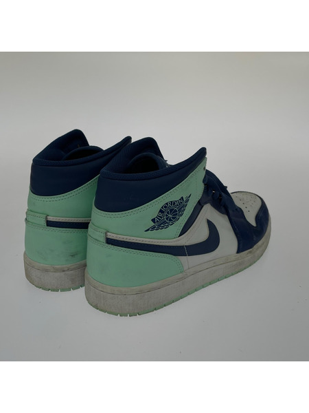 NIKE スニーカー Air Jordan 1 Mid Blue Mint