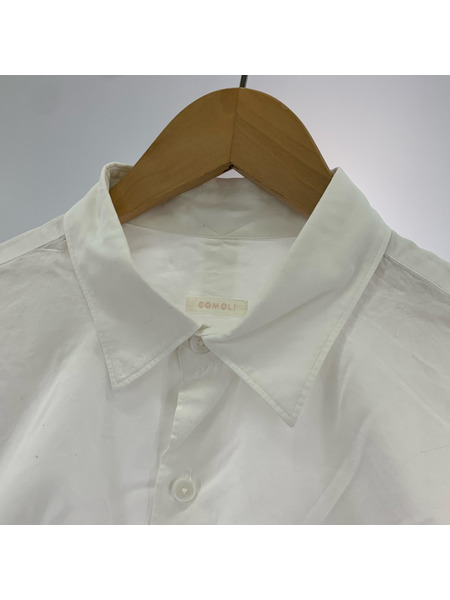 COMOLI 長袖シャツ 24ss コモリシャツ 2 ホワイト