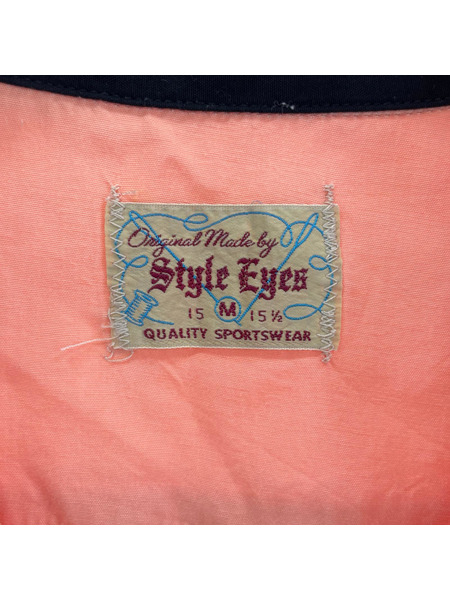 半袖シャツ Style Eyes ボーリングシャツ ピンク (M)
