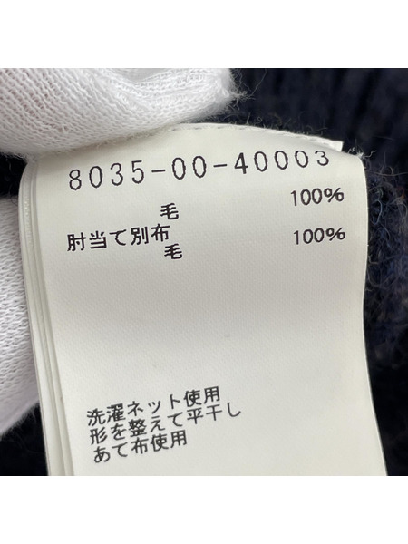 Nigel Cabourn　ニット・セーター　ネイビー　48