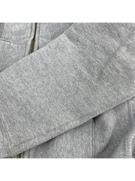 Champion パーカー(ジップアップ) REVERSE WEAVE/単色赤タグ/ジップパーカー/M