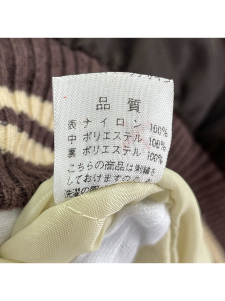 CAPTAIN SANTA ブルゾン・ジャンパー 刺繍 スカジャン L 茶 ベージュ