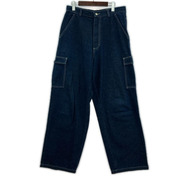 STUSSY デニム・ジーンズ 90s USA製 デニムカーゴパンツ W34