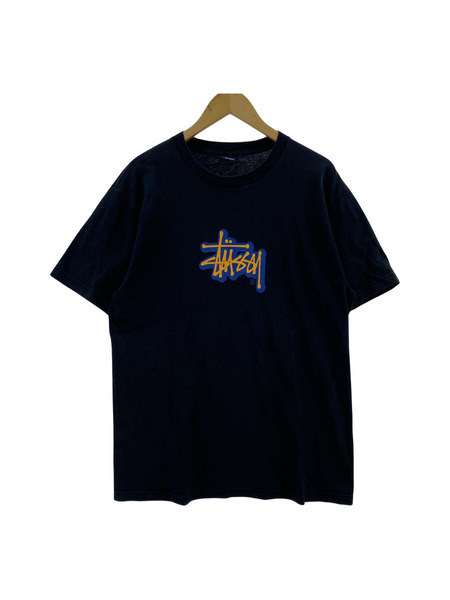 STUSSY 半袖Tシャツ・カットソー 90s USA製 Logo Print Tee L