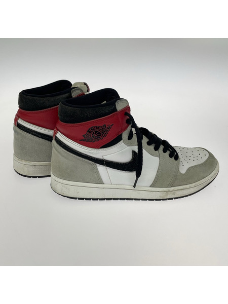 NIKE スニーカー AIR JORDAN 1 HIGH OG LIGHT SMOKE GREY