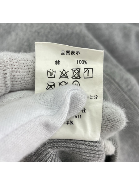 HUMAN MADE パーカー カレッジロゴパーカー グレー (M)