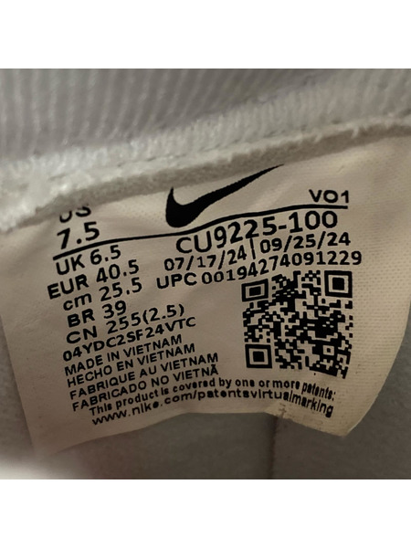 NIKE×Supreme AIR FORCE 1 LOW SP WHITE 25.5 CU9225-100