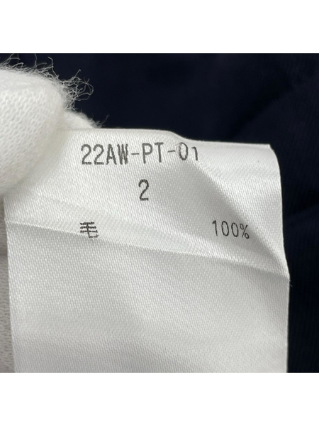 SEQUEL パンツ ウールパンツ/イージー/NYV/22aw-PT-01[値下]