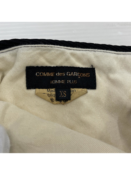 COMME des GARCONS  パンツ HOMME PLUS  ストレートパンツ XS ブラック[値下]