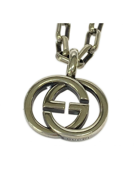 アクセサリー gucci インターロッキング ネックレス ag925