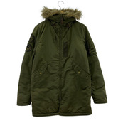 HYSTERIC GLAMOUR N-3B プリマロフトフーデットコート 0213AC01 緑 (S )